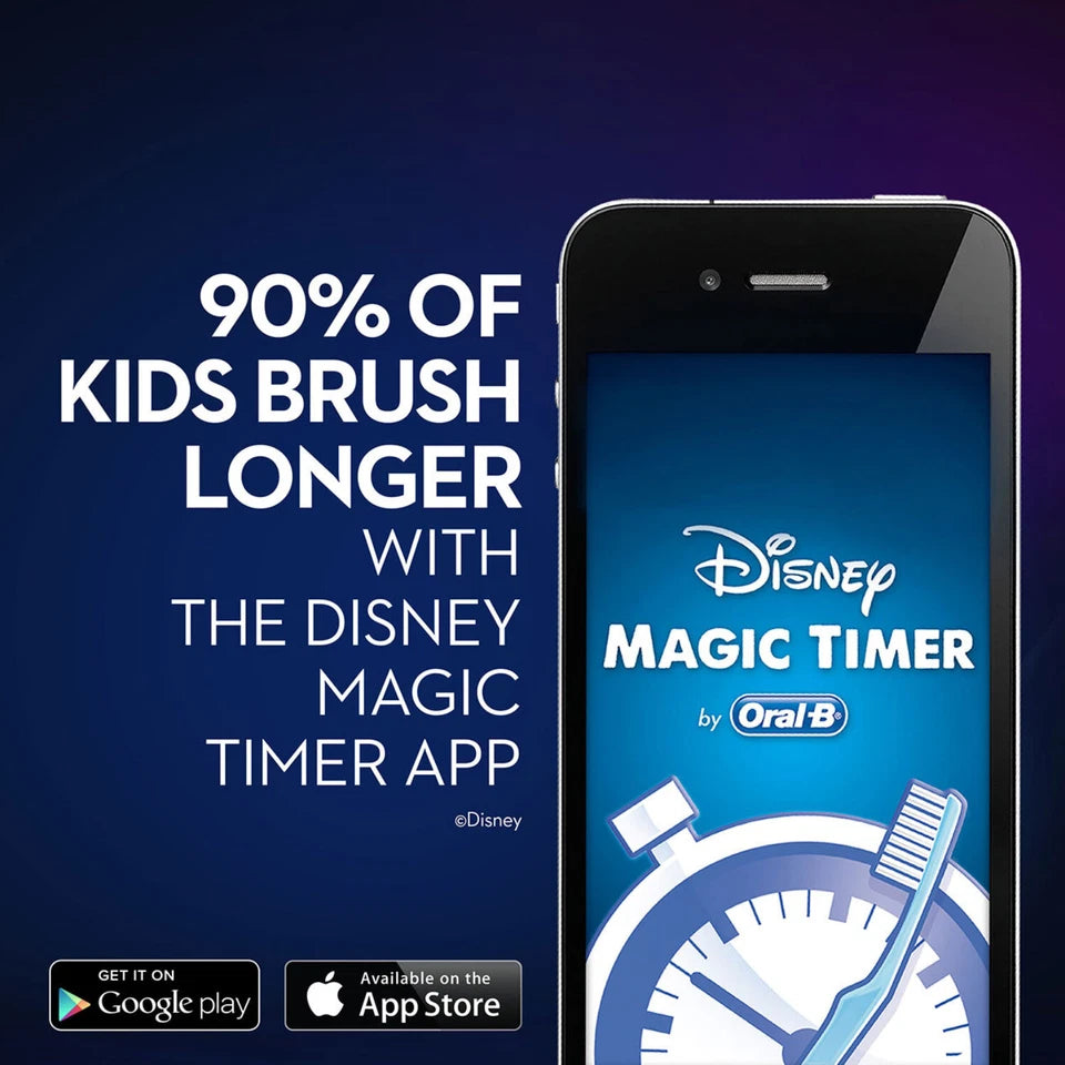 Oral-B Kids Electric Toothbrush Pro Battery Powered with Disney Cars or Princess