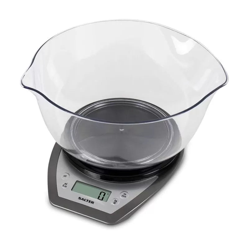 Salter 1024 Electronic Scale with Dual Pour Mixing Bowl