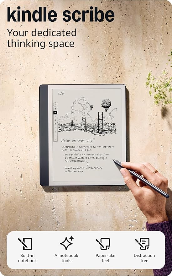 Amazon Kindle Scribe 16GB - With Premium pen | Tungsten Grey