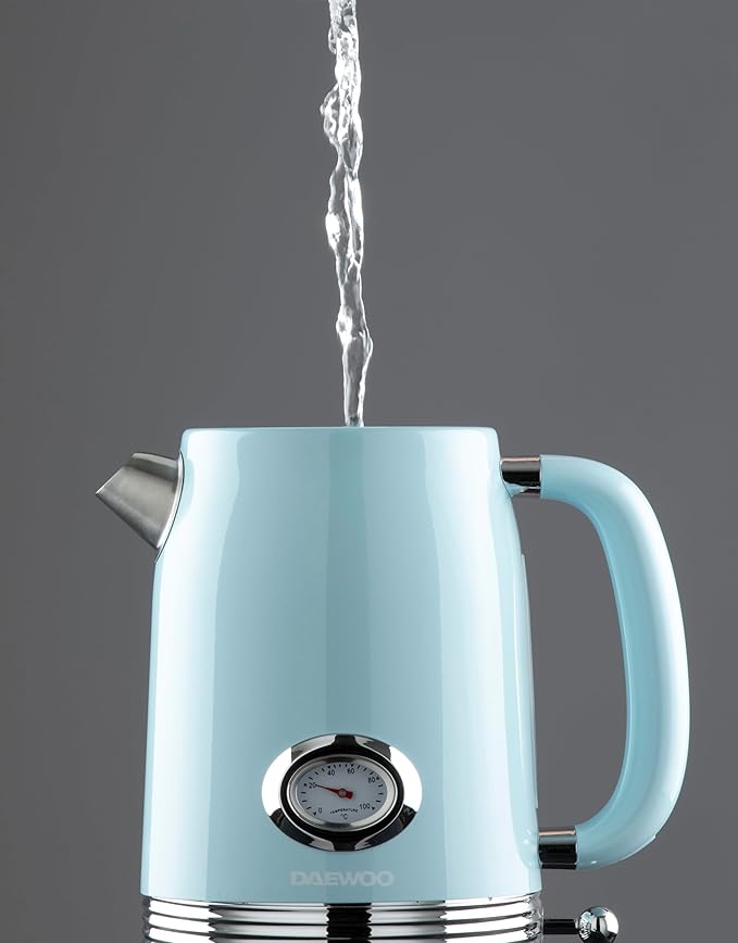Daewoo Denver 1.5L Rapid Boil Kettle - Sky Blue
