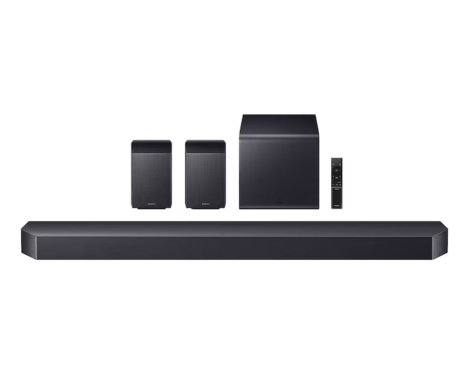 Samsung Q990F Q-Series 11.1.4ch Soundbar with Subwoofer & Rear Speakers (2025)