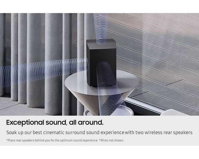 Samsung Q990F Q-Series 11.1.4ch Soundbar with Subwoofer & Rear Speakers (2025)