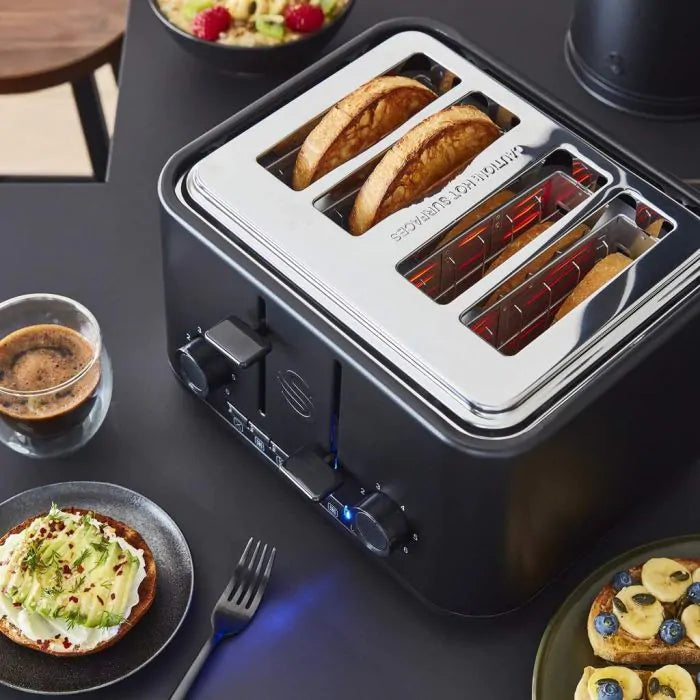 Swan Stealth 4 Slice Toaster - Black | ST34040BLKN