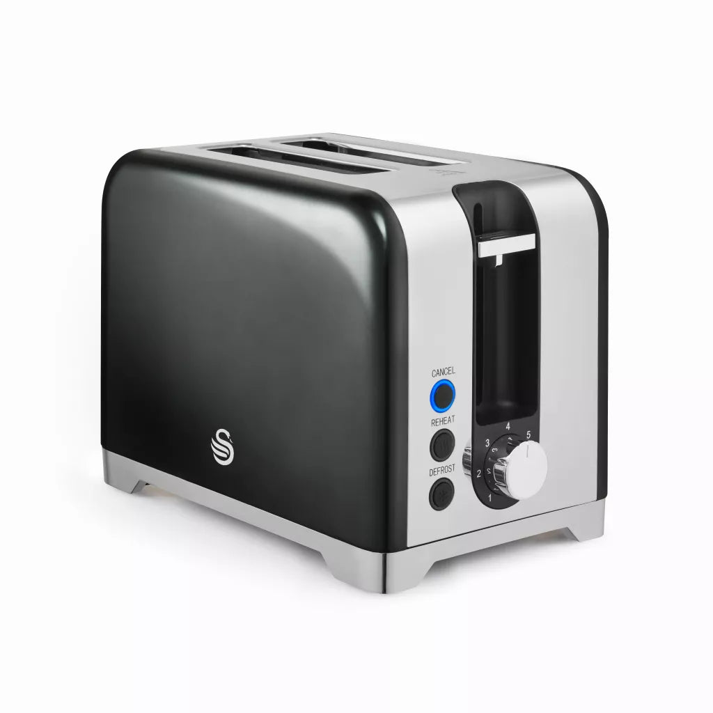 Swan Solace 2 Slice Stainless Steel Toaster
