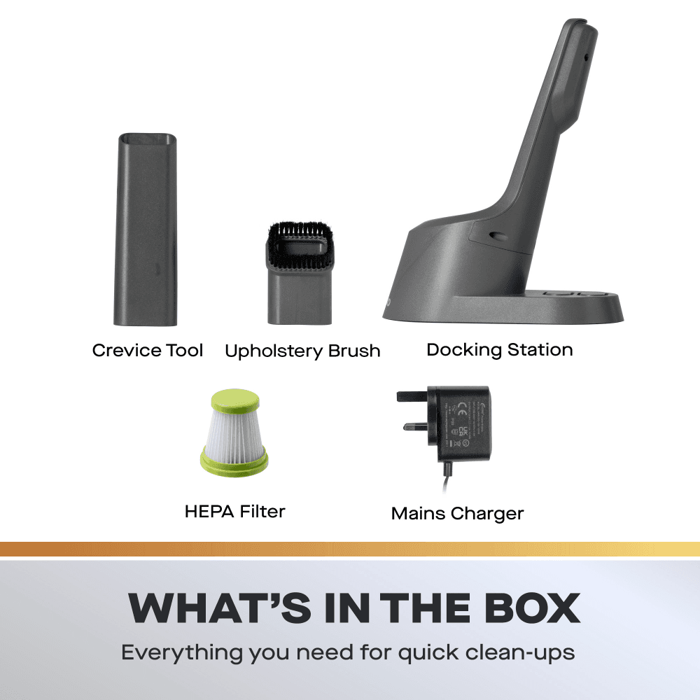 Daewoo Cyclone 11.1V Compact Pro Cordless Handheld Vacuum Cleaner