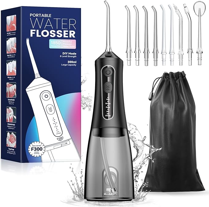 JTF Dental Portable Water Flosser - 300ML