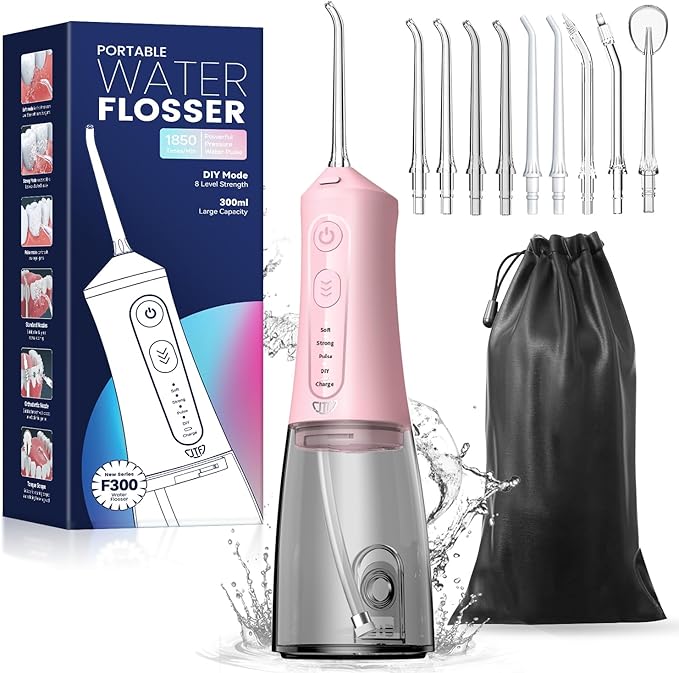JTF Dental Portable Water Flosser - 300ML