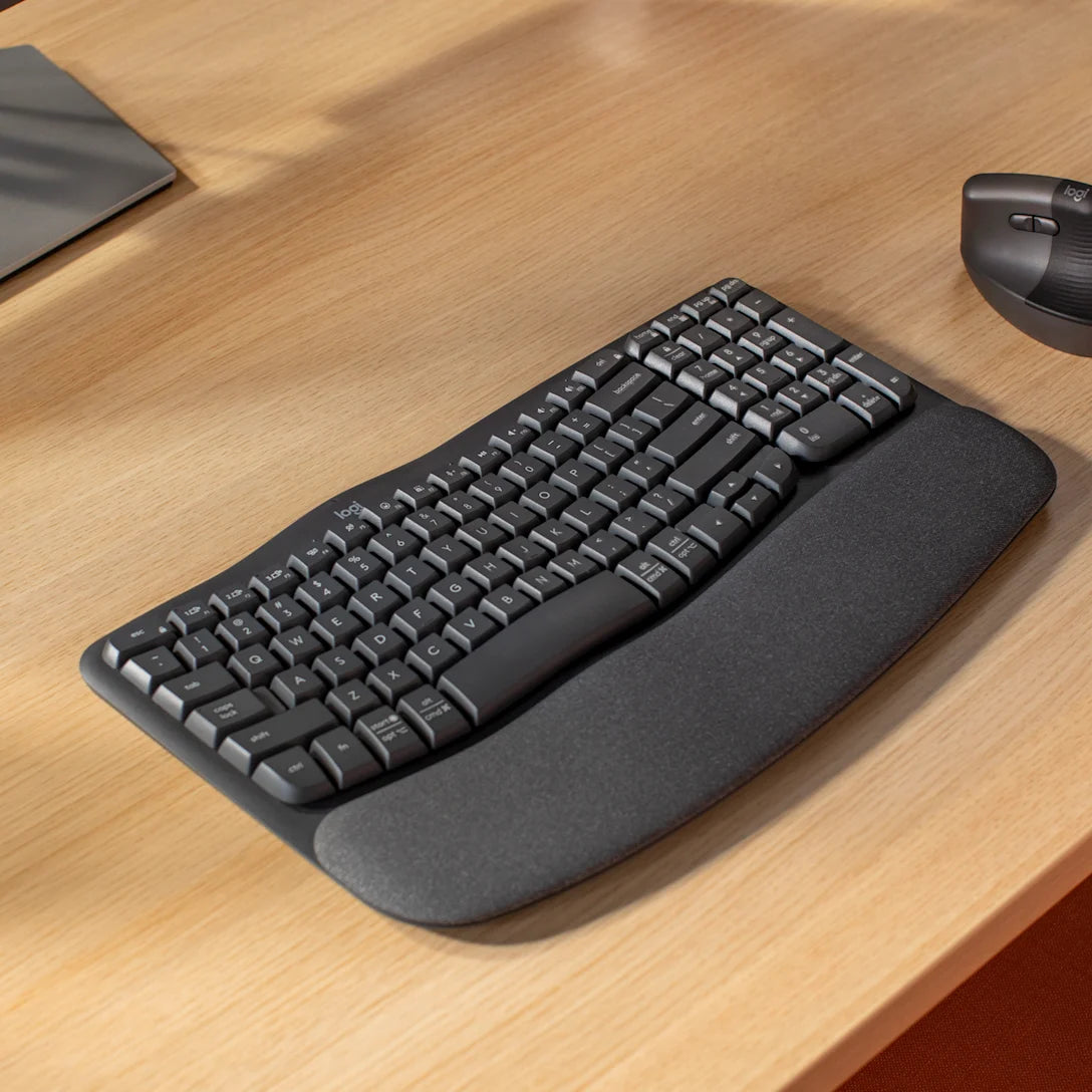 Logitech Wave Keys Ergonomic Wireless Keyboard