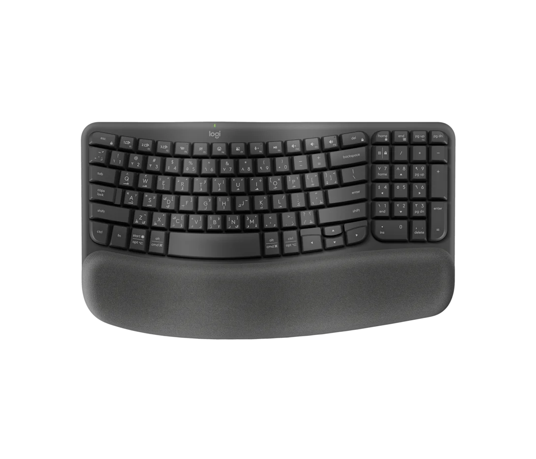 Logitech Wave Keys Ergonomic Wireless Keyboard