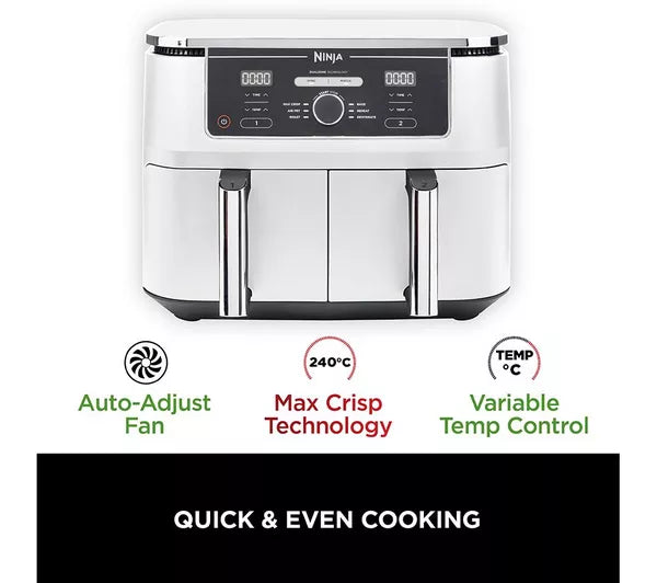 Ninja Foodie Max Dual Zone Air Fryer 9.5L - AF400UK