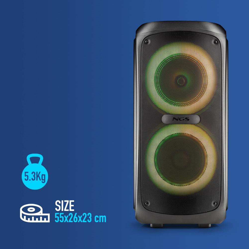 NGS Wild Temper 200W Portable BT Speaker