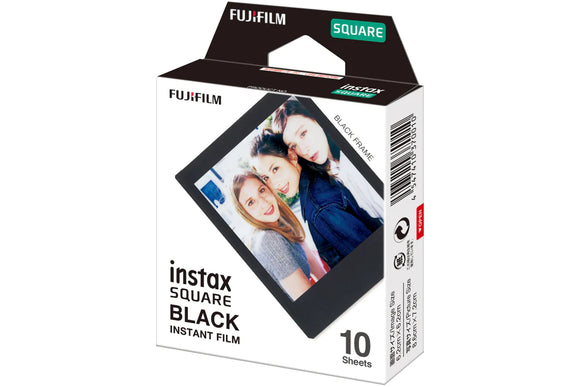 Fujifilm Instax Square Instant Film Black Frame | 10 sheets