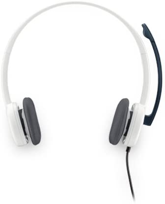 Logitech H150 Stereo Headset With Noise Cancelling Mic - White