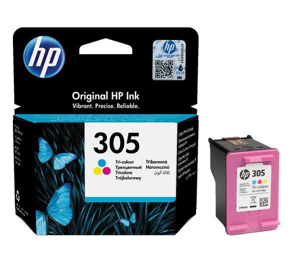 HP 305 Original Tri-Colour Ink Cartridge | 3YM60AE