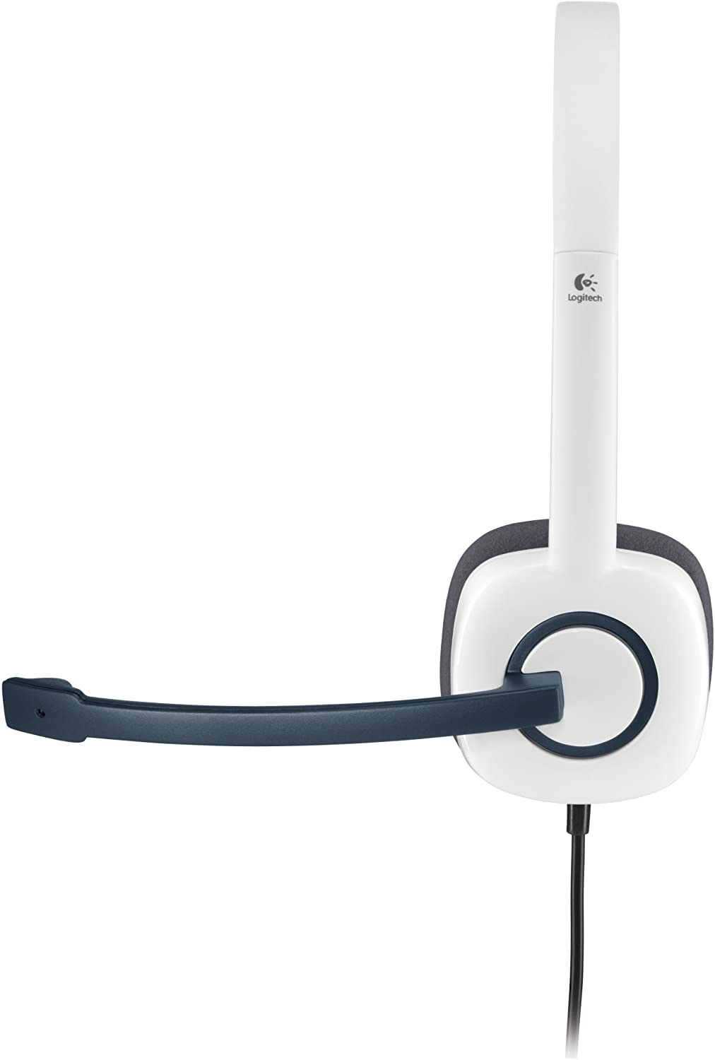 Logitech H150 Stereo Headset With Noise Cancelling Mic - White