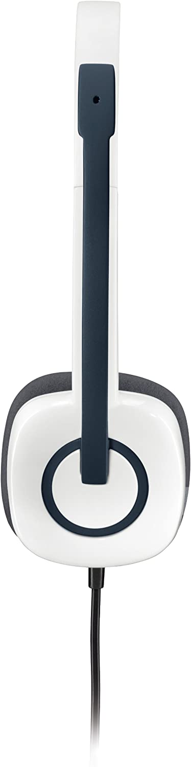 Logitech H150 Stereo Headset With Noise Cancelling Mic - White