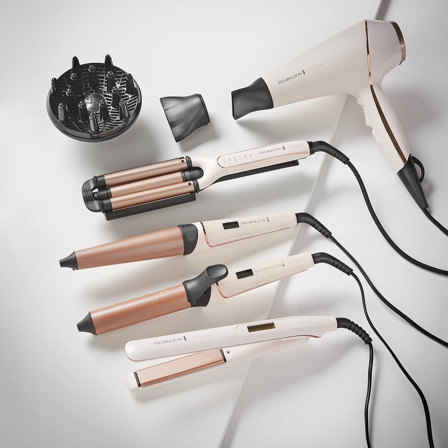 Remington Proluxe Ceramic Hair Straightener | Rose Gold - S9100