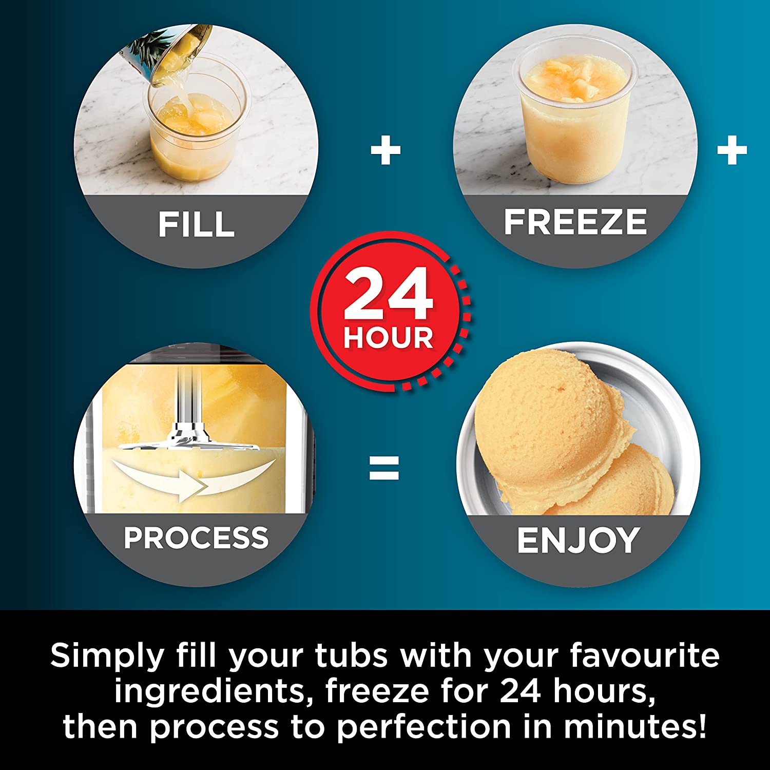 Máquina para hacer helados y postres helados Ninja CREAMi - NC300UK 