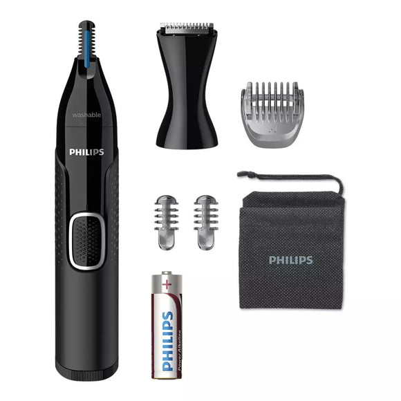 Philips Washable Nose, Ear and Eyebrow Trimmer With 2 Combs