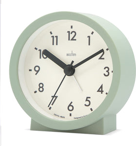 Acctim Gaby Small Analogue Contemporary Bedside Alarm Clock