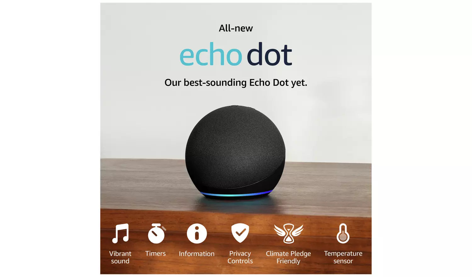 Amazon Echo Dot 5th Gen Smart Speaker With Alexa