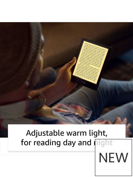 Lector de libros electrónicos Amazon Kindle Paperwhite de 6,8" (11.ª generación), sin anuncios | Negro