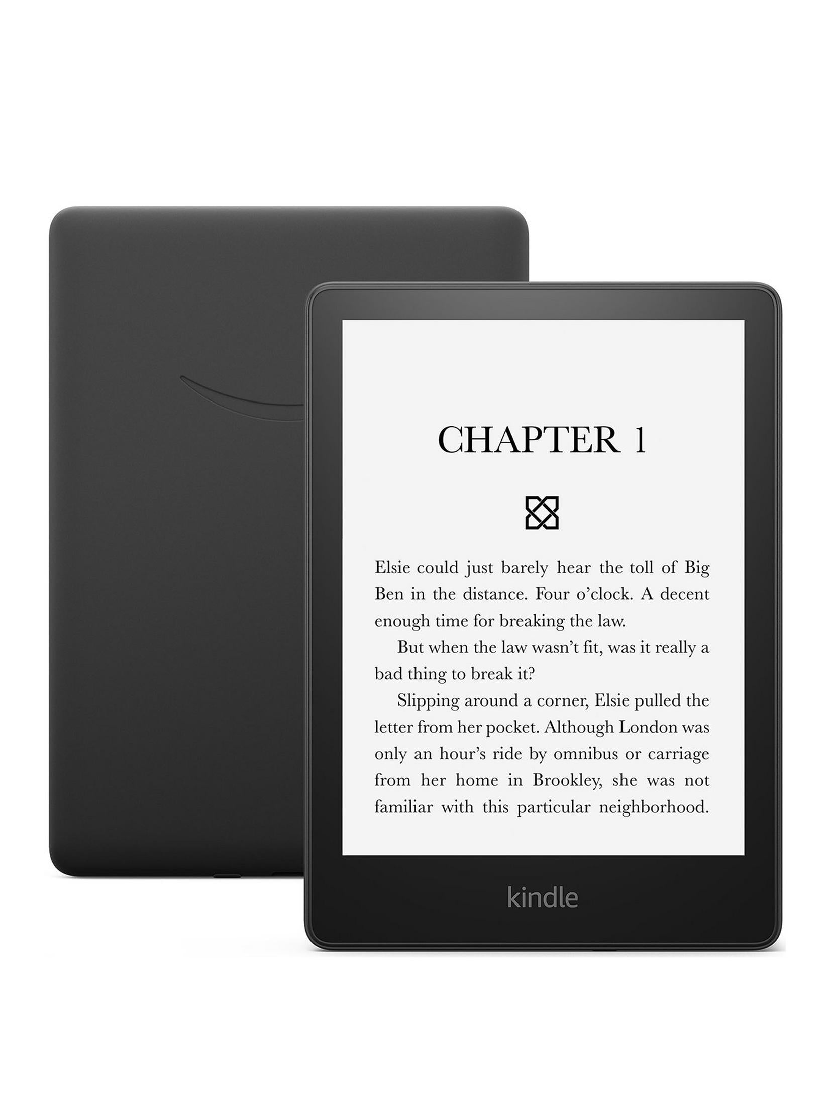 Lector de libros electrónicos Amazon Kindle Paperwhite de 6,8" (11.ª generación), sin anuncios | Negro