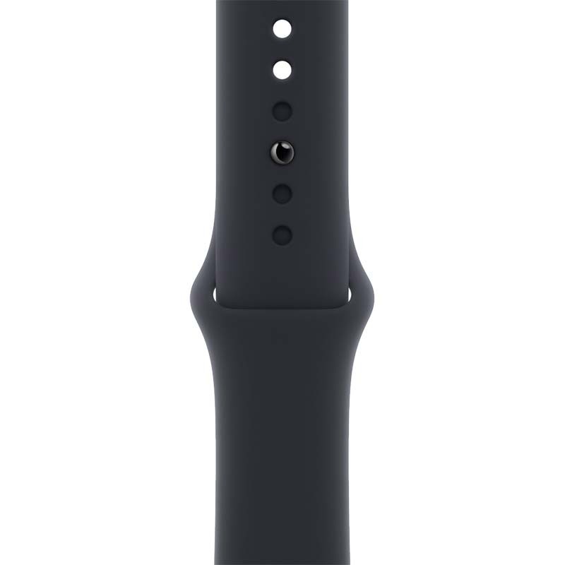 Apple Watch Series 8 GPS de 45 mm con caja de aluminio color medianoche y correa deportiva color medianoche