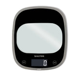 Salter Curve Glass Electronic Digital Kitchen Scale | Black - 1050BKDR