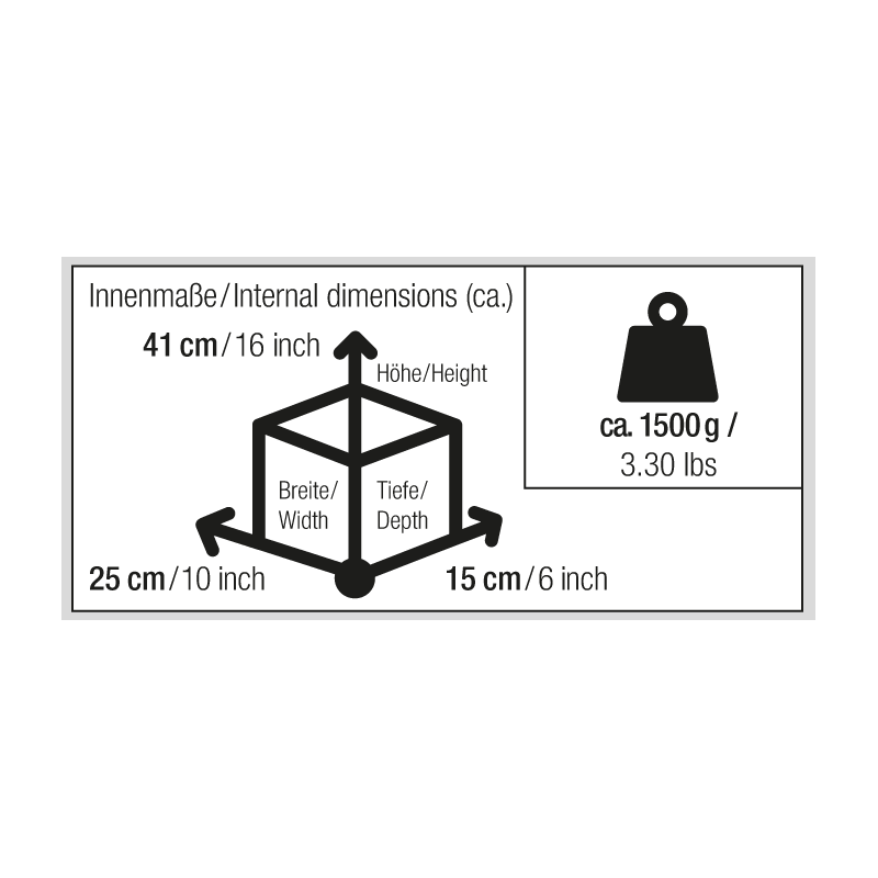 Mochila de lona Braun