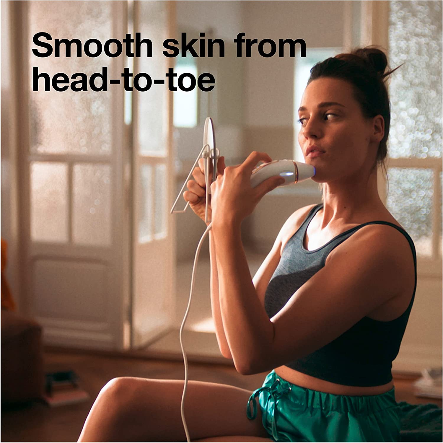 Sistema de depilación IPL Braun Silk-Expert Pro 5 | Blanco/Dorado