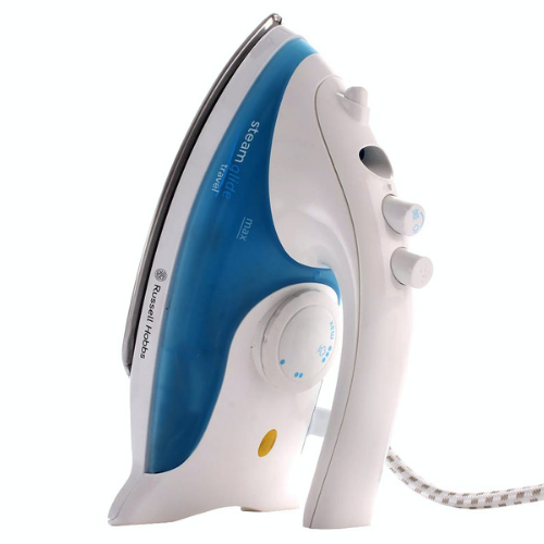 Russell Hobbs Steam Glide Travel Iron l White/Blue - 22470
