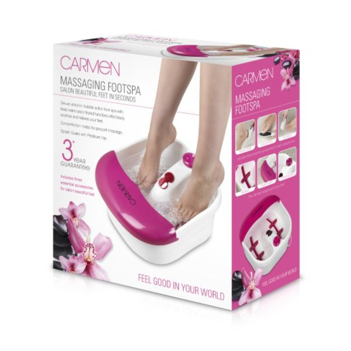 Carmen Multi-Function Foot Spa and Massager - C84001