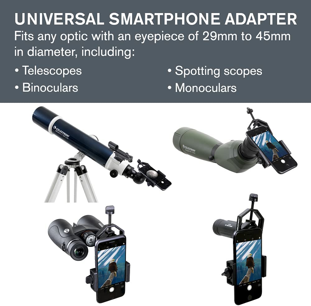 Adaptador básico para smartphone Celestron | 1,25”