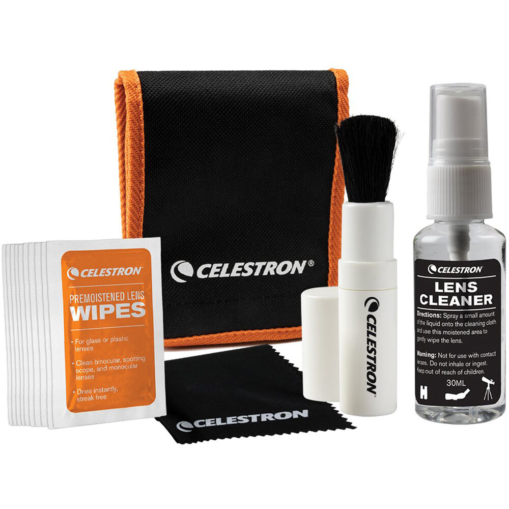 Kit de limpieza de lentes Celestron Deluxe 