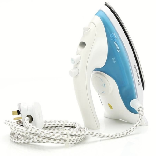 Russell Hobbs Steam Glide Travel Iron l White/Blue - 22470