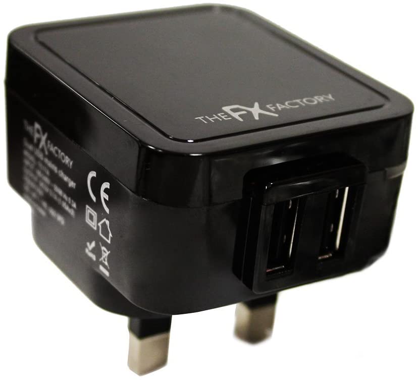 Cargador de viaje doble FX 3 en 1 | Negro