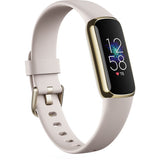 Fitbit Luxe Fitness Tracker | Lunar White/Soft Gold Stainless Steel