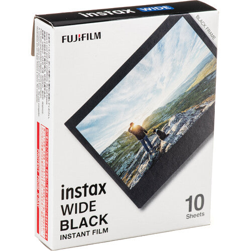 Película instantánea Fujifilm Instax Wide Black | 10 exposiciones