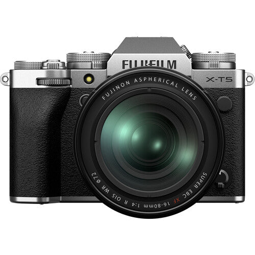 Fujifilm X-T5 Mirrorless Camera with 16-80mm Lens | Silver