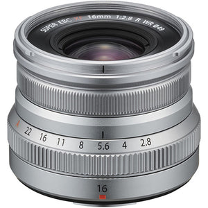 Fujifilm XF16mm F/2.8 R WR Lens | Silver