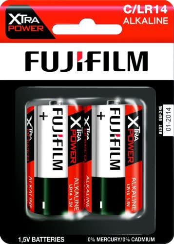Pila alcalina Fujifilm XTra Power LR14 C | Paquete de 2