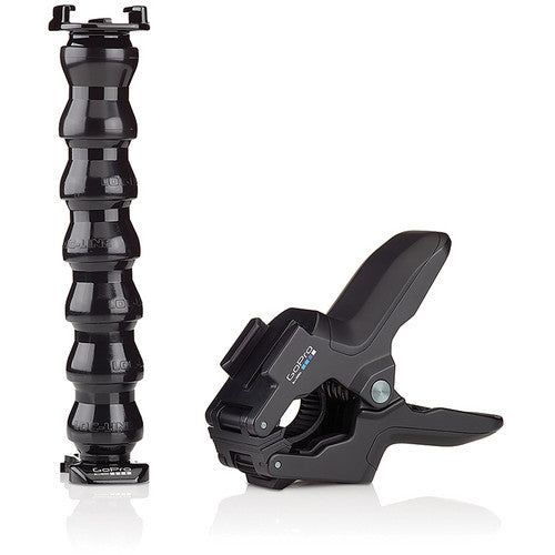 GoPro Jaws Camera Clamp Mount + Adjustable Neck