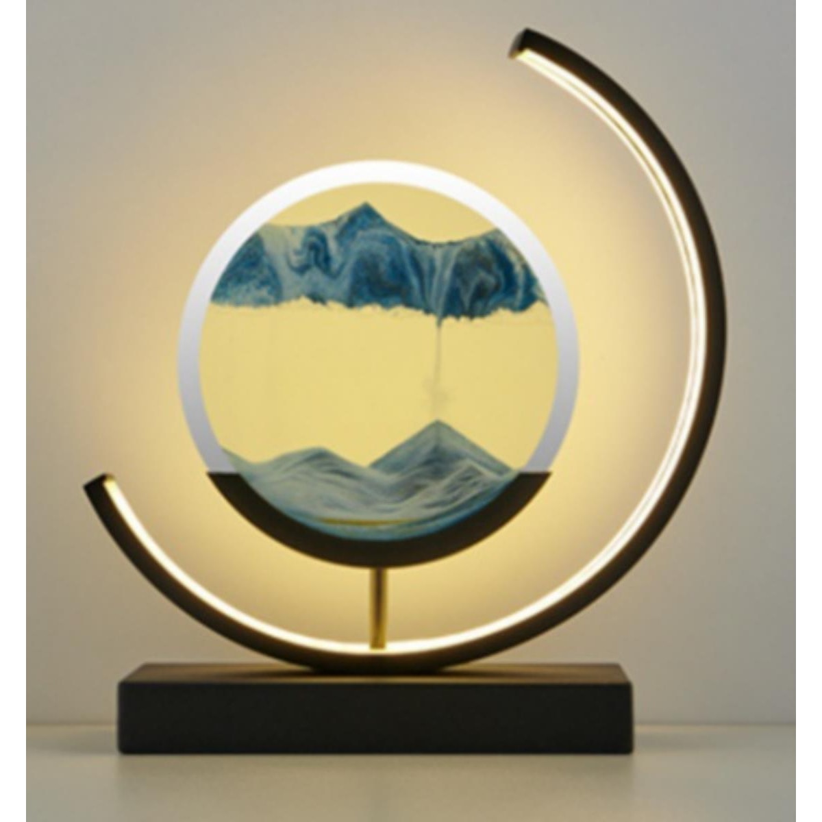 Half Moon Crescent Sand Picture