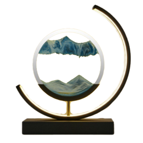 Half Moon Crescent Sand Picture