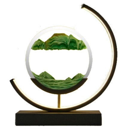 Half Moon Crescent Sand Picture