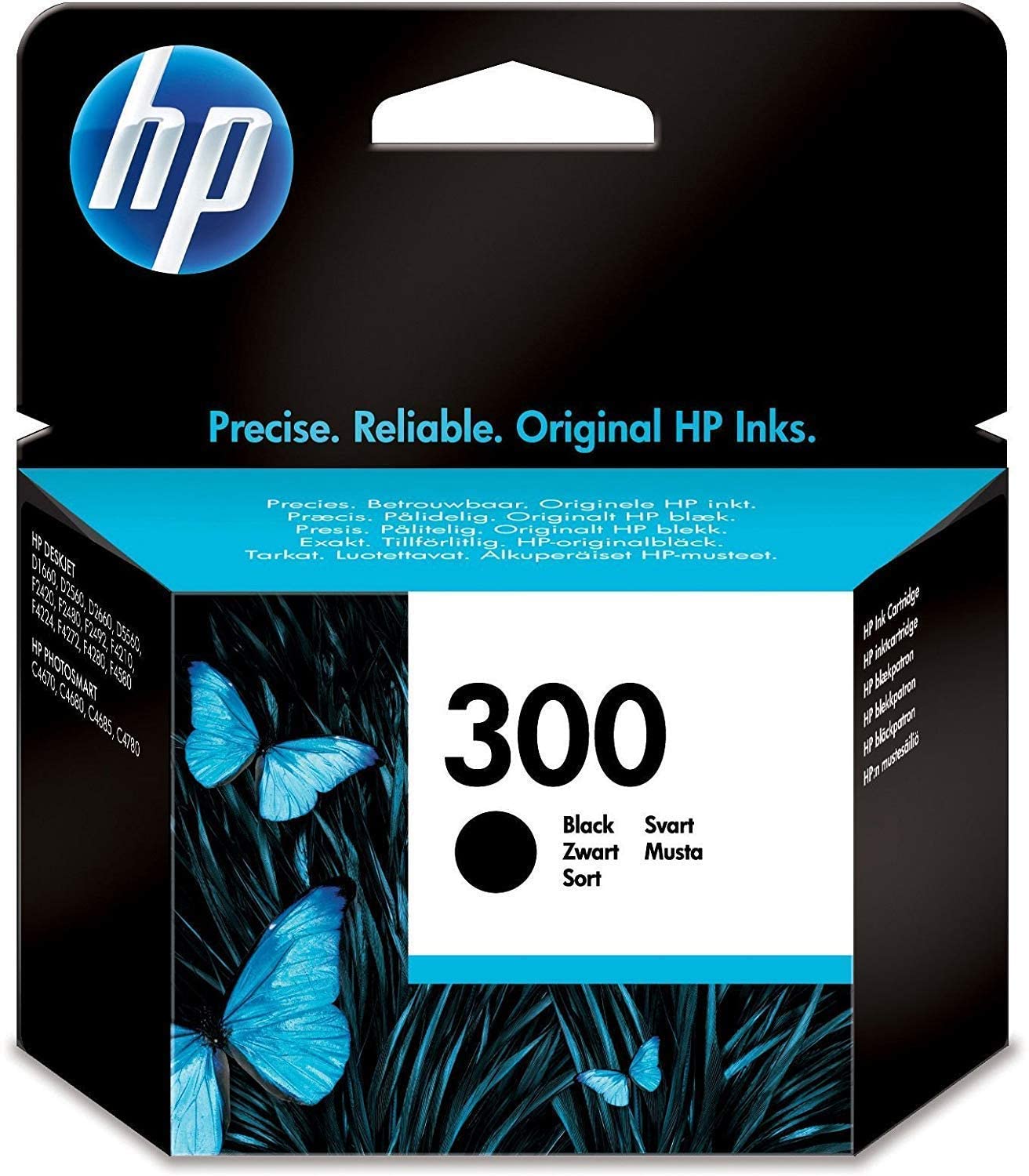 Cartucho de tinta original HP 300 | Negro - CC640EE
