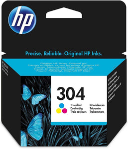 HP 304 Original Tricolor Ink Cartridge - N9K05AE