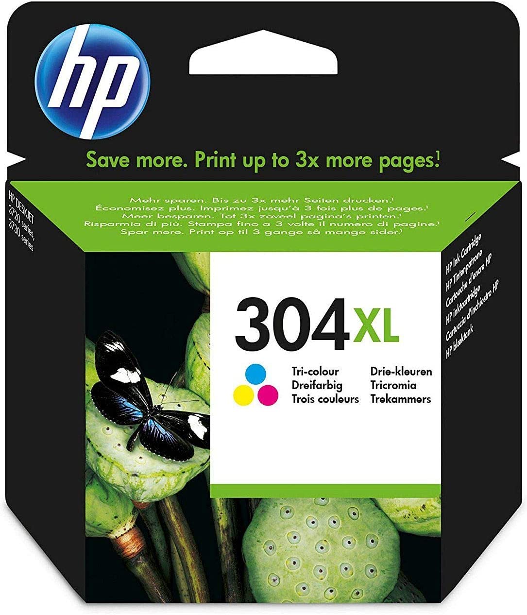 HP 304XL High Yield Original Ink Cartridge | Tri-Color -  N9K07AE