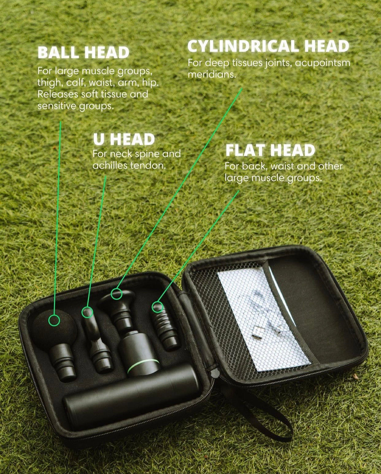 Una mini pistola de masaje Physion